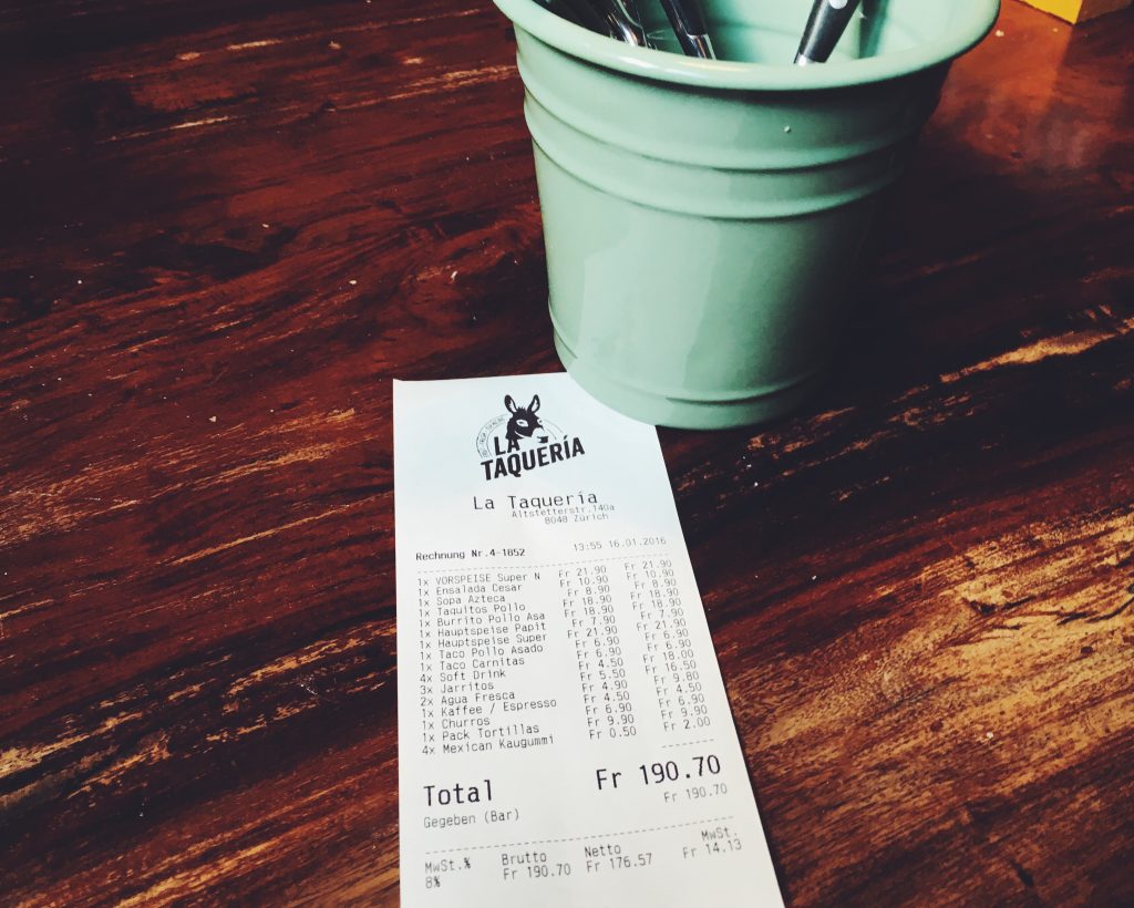 La Taqueria Restaurant Zürich