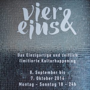 Vier und Eins Pop-Up-Restaurant Zürich FOOD ZURICH