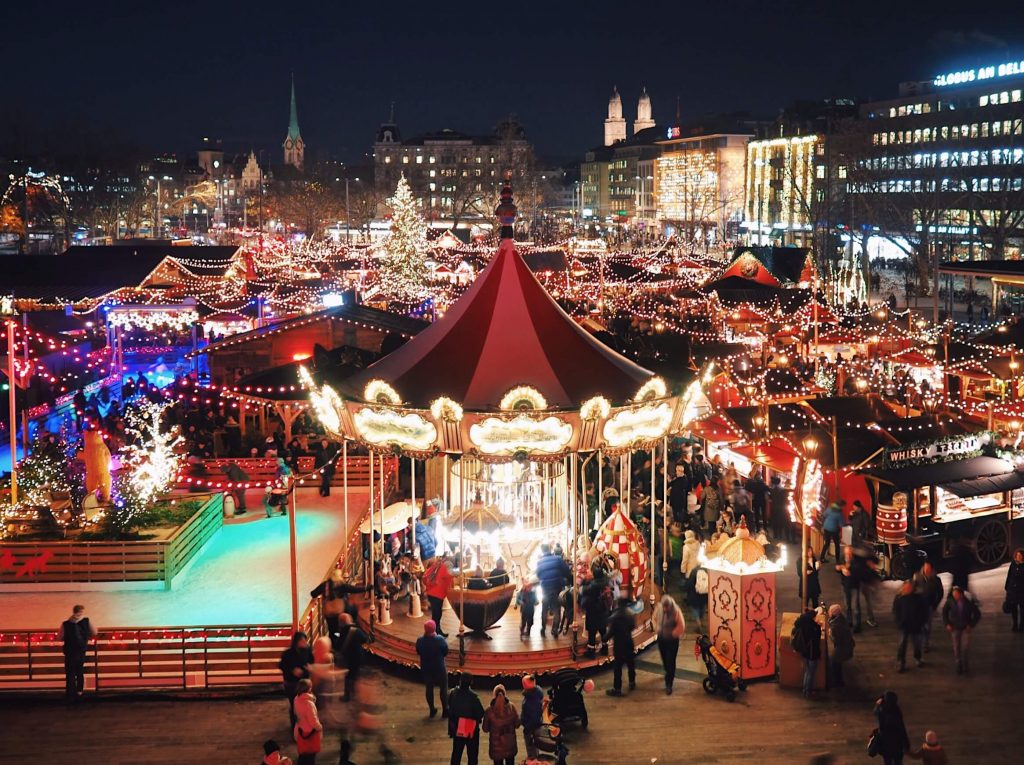 Weihnachtsmarkt Wienachtsdorf Zuerich