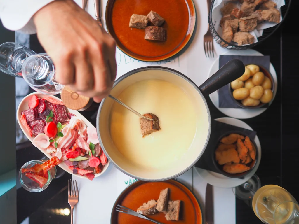 Fondue-Impressionen Hotel Helvetia